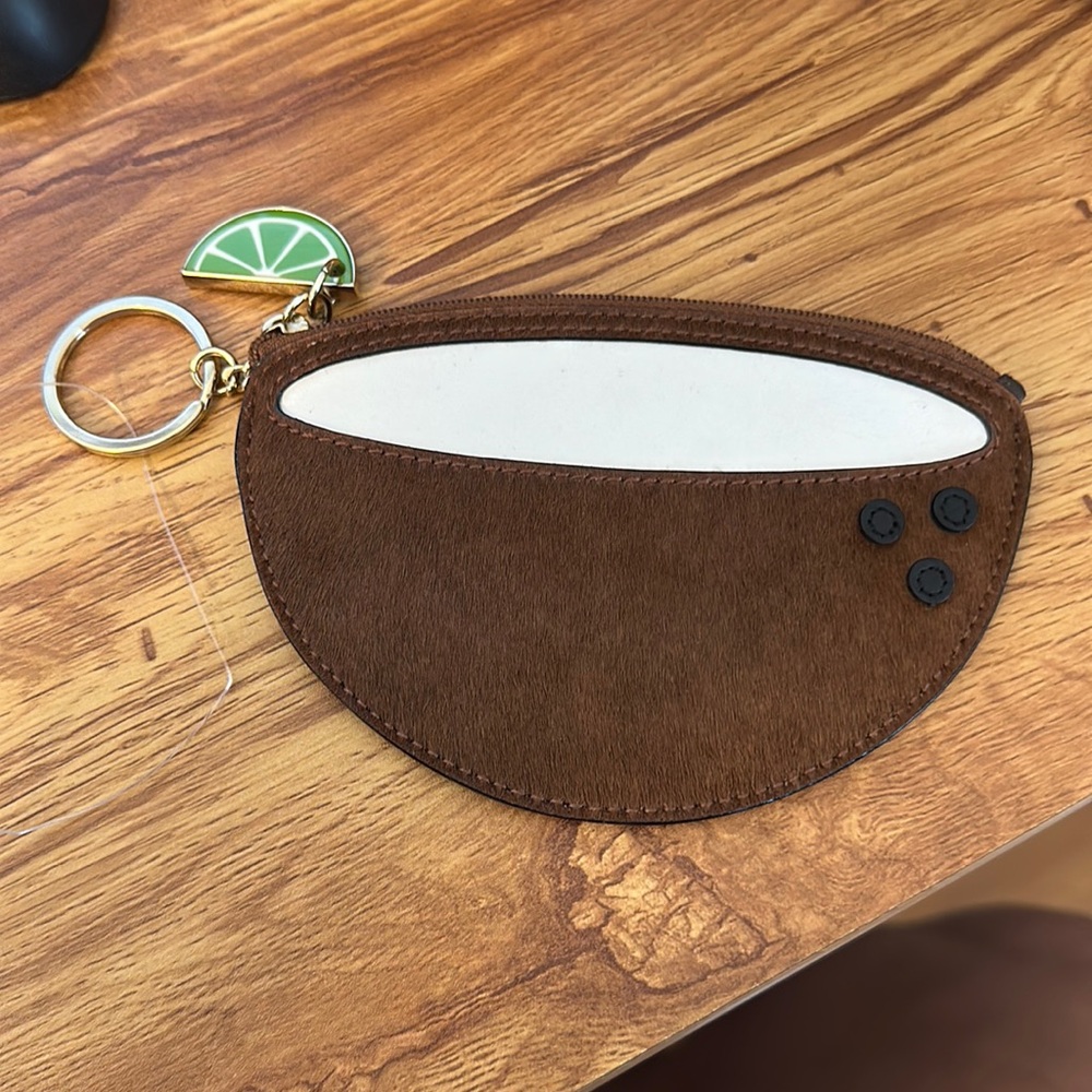 Kate Spade Coconut Coin Purse NWOT